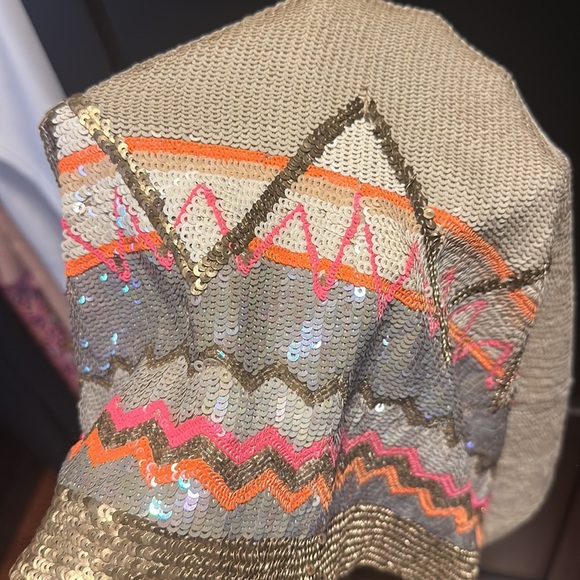 NWT VINTAGE ALL SAINTS MINI SEQUIN DRESS US8 /UK12 - Picture 8 of 8